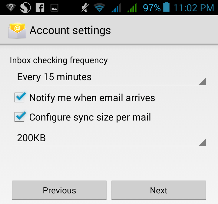 Email Account Setup on Andriod Using IMAP Settings